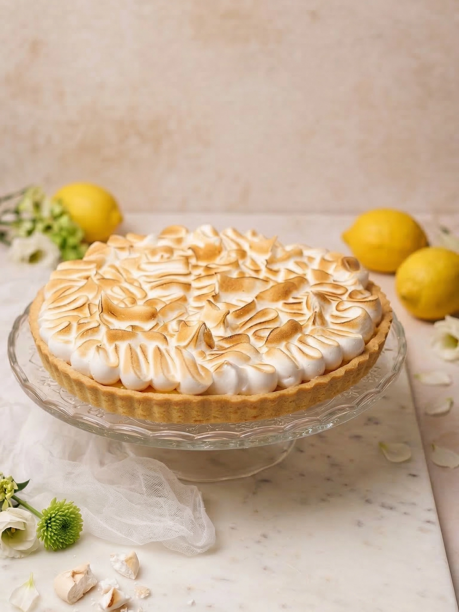 Tarta cytrynowa z opalaną bezą - obrazek 2