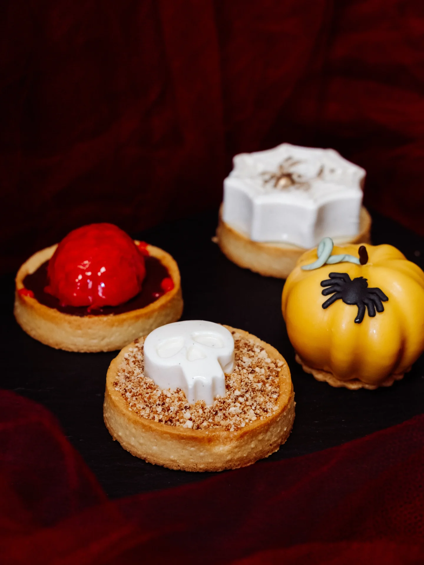 Halloween | Box Halloweenowy 4 Desery – tartaletki i monoporcja